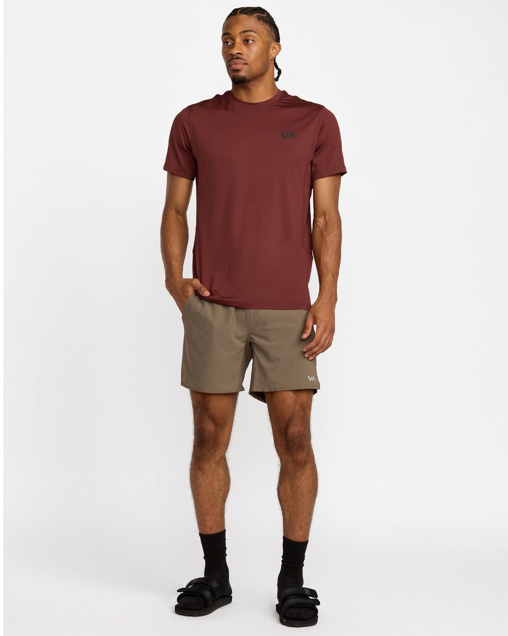 Sport Vent Short Sleeve Tee - Red Earth
