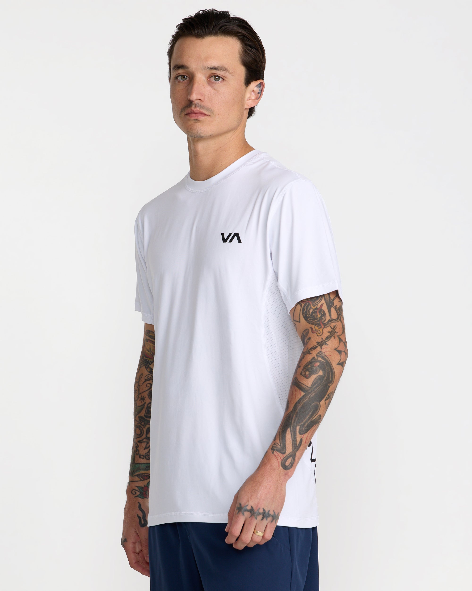 Sport Vent Short Sleeve Tee - White