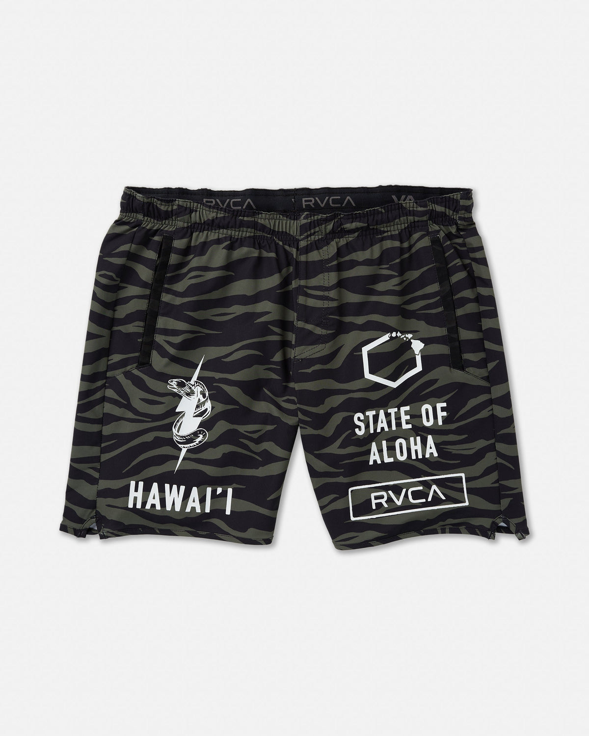 Hawaii Yogger Stretch 17" Short - Fatigue