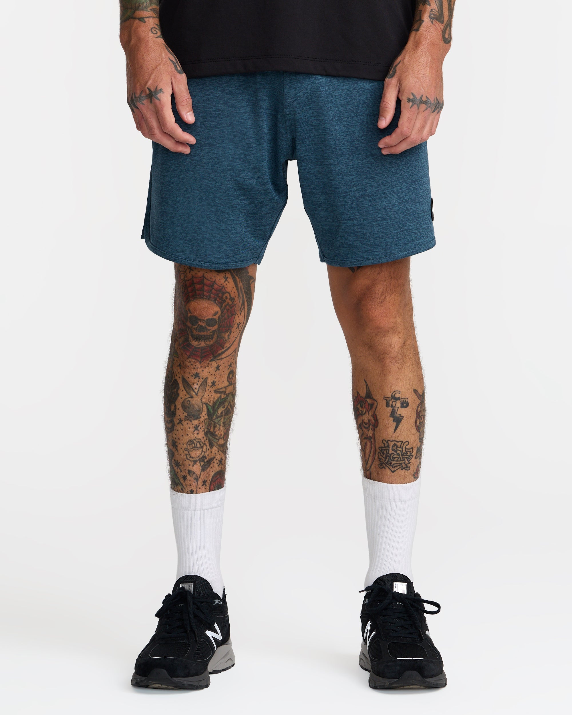 Yogger Recover 17" Shorts - Duck Blue