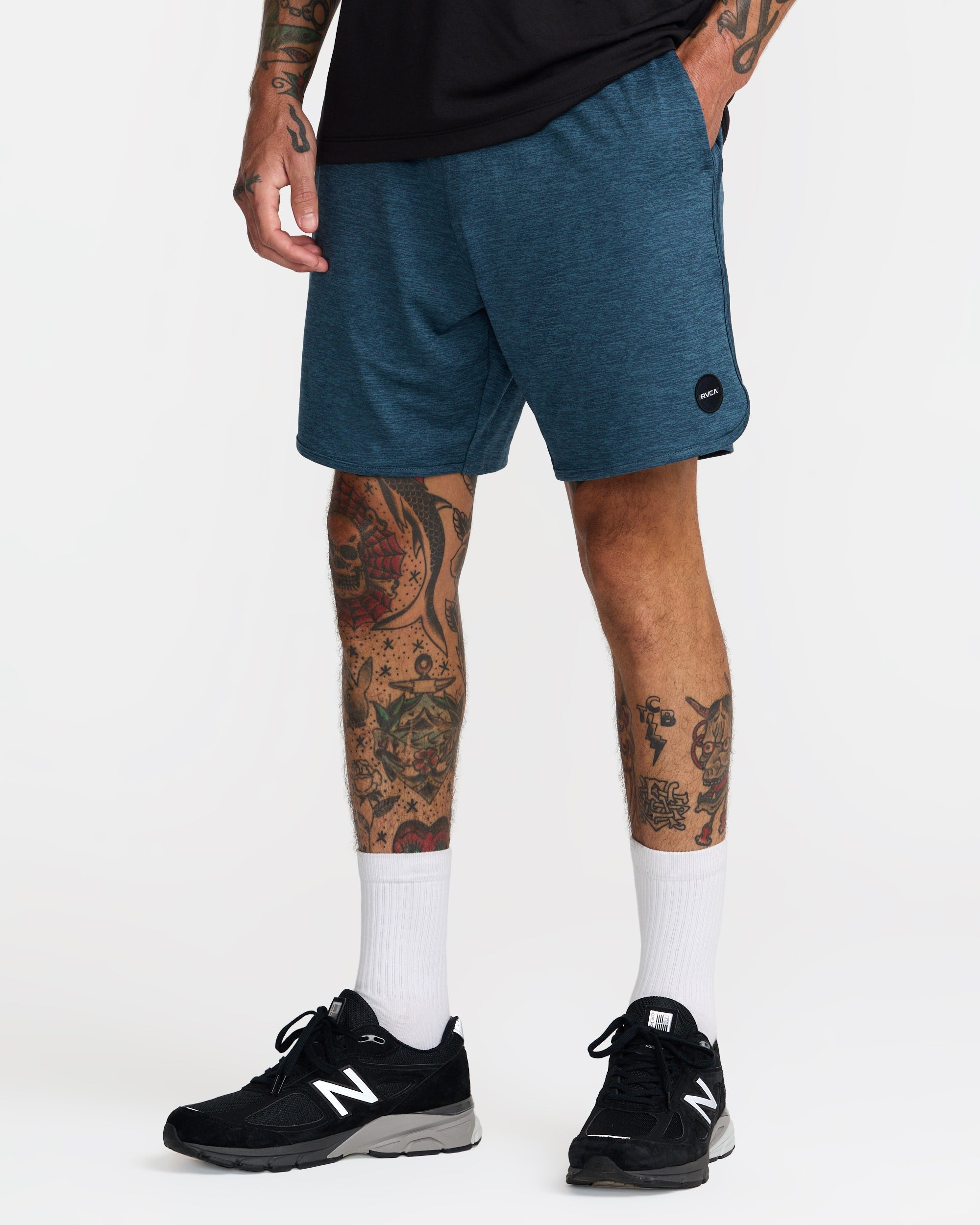 Yogger Recover 17" Shorts - Duck Blue