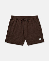Yogger Recover 17" Short - Mocha
