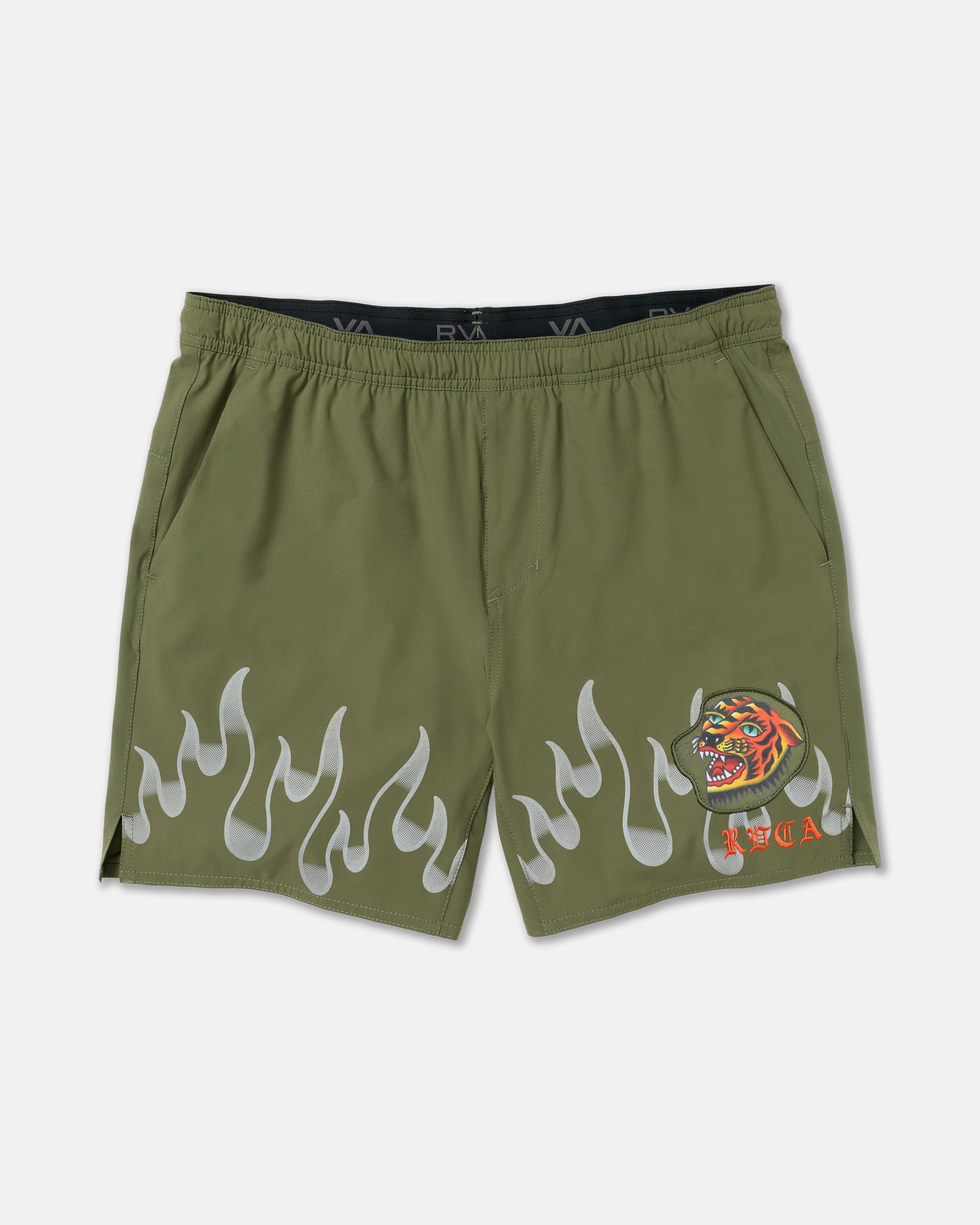 Yogger 2 In 1 Short 17" Shorts - Army Green