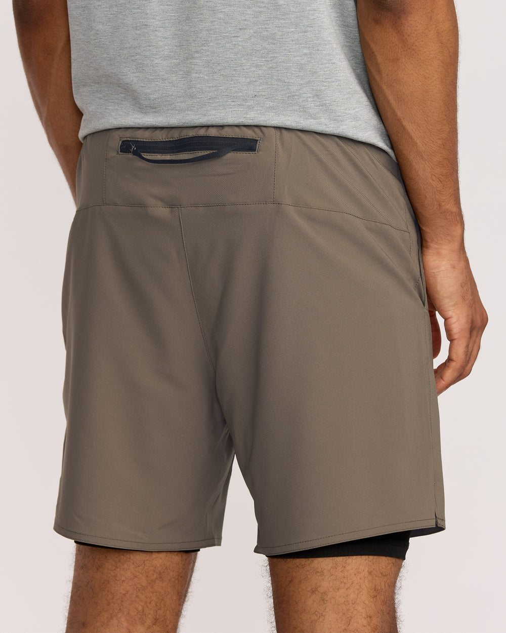 Yogger 2 In 1 Short 17" Short - Mushroom