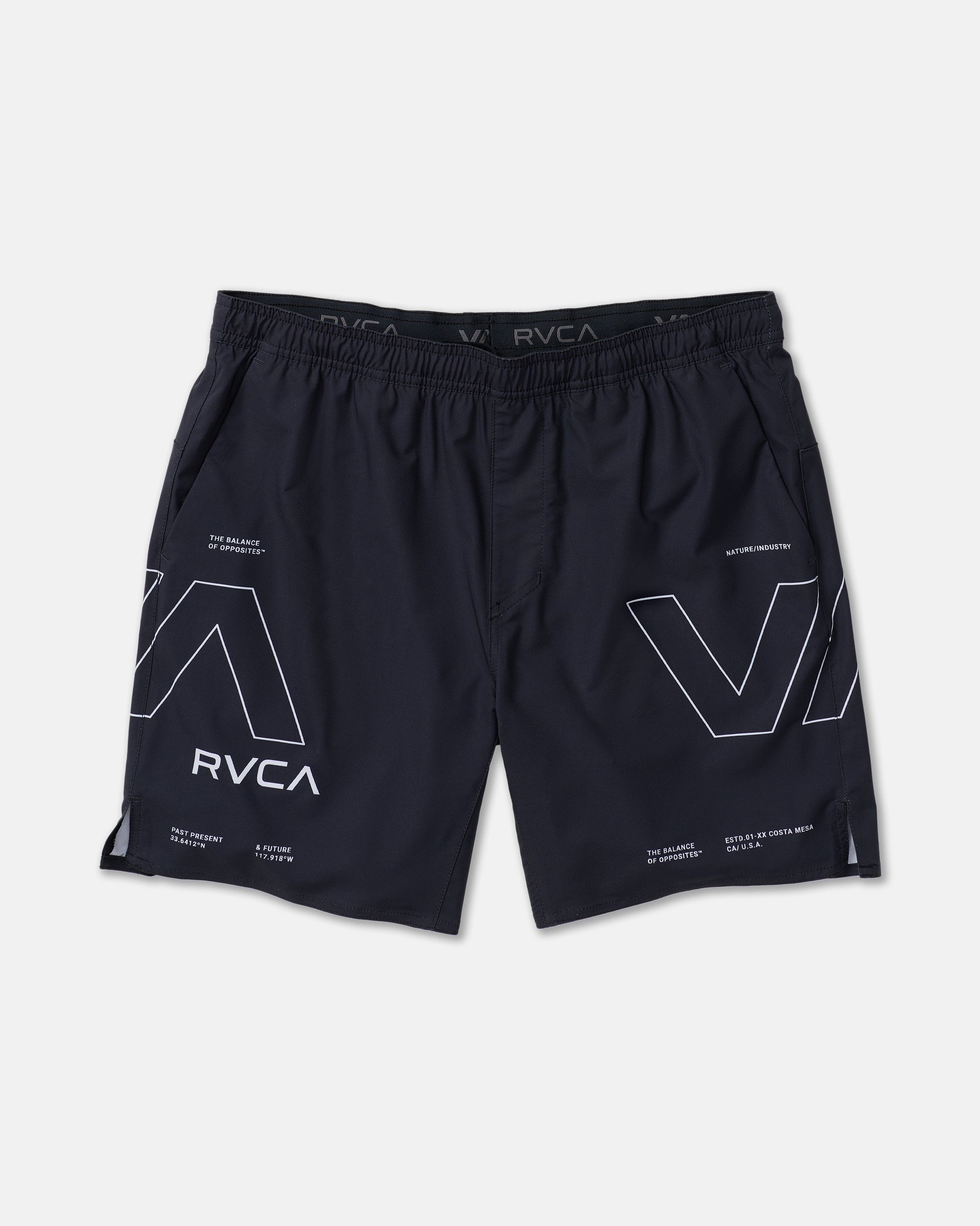 Yogger 2 In 1 Short 17" Short - Rvca Black