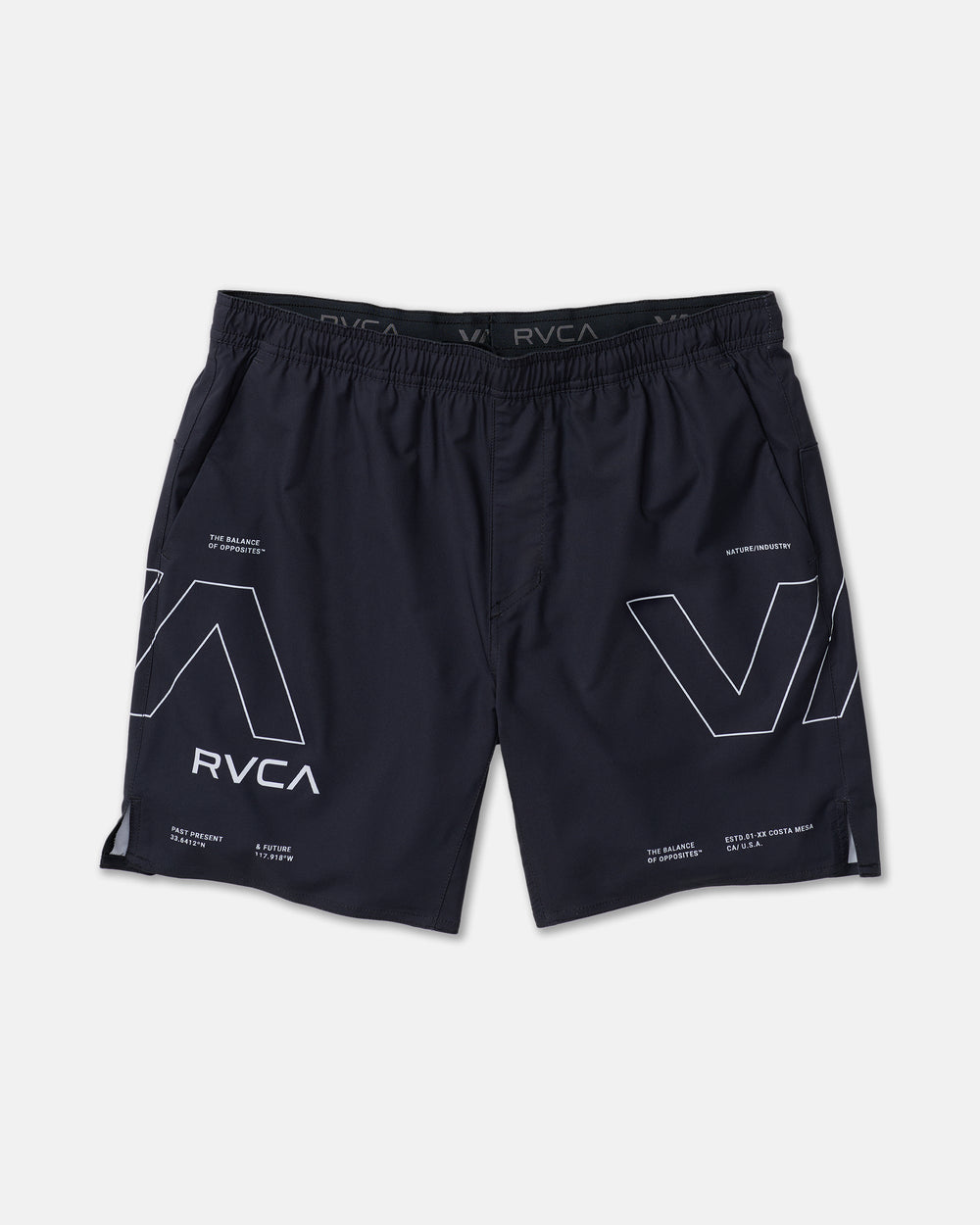 Yogger 2 In 1 Short 17" Short - Rvca Black