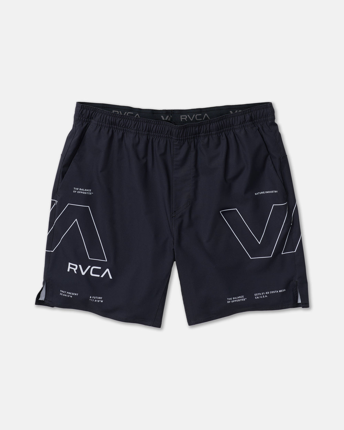 Yogger 2 In 1 Short 17" Short - Rvca Black