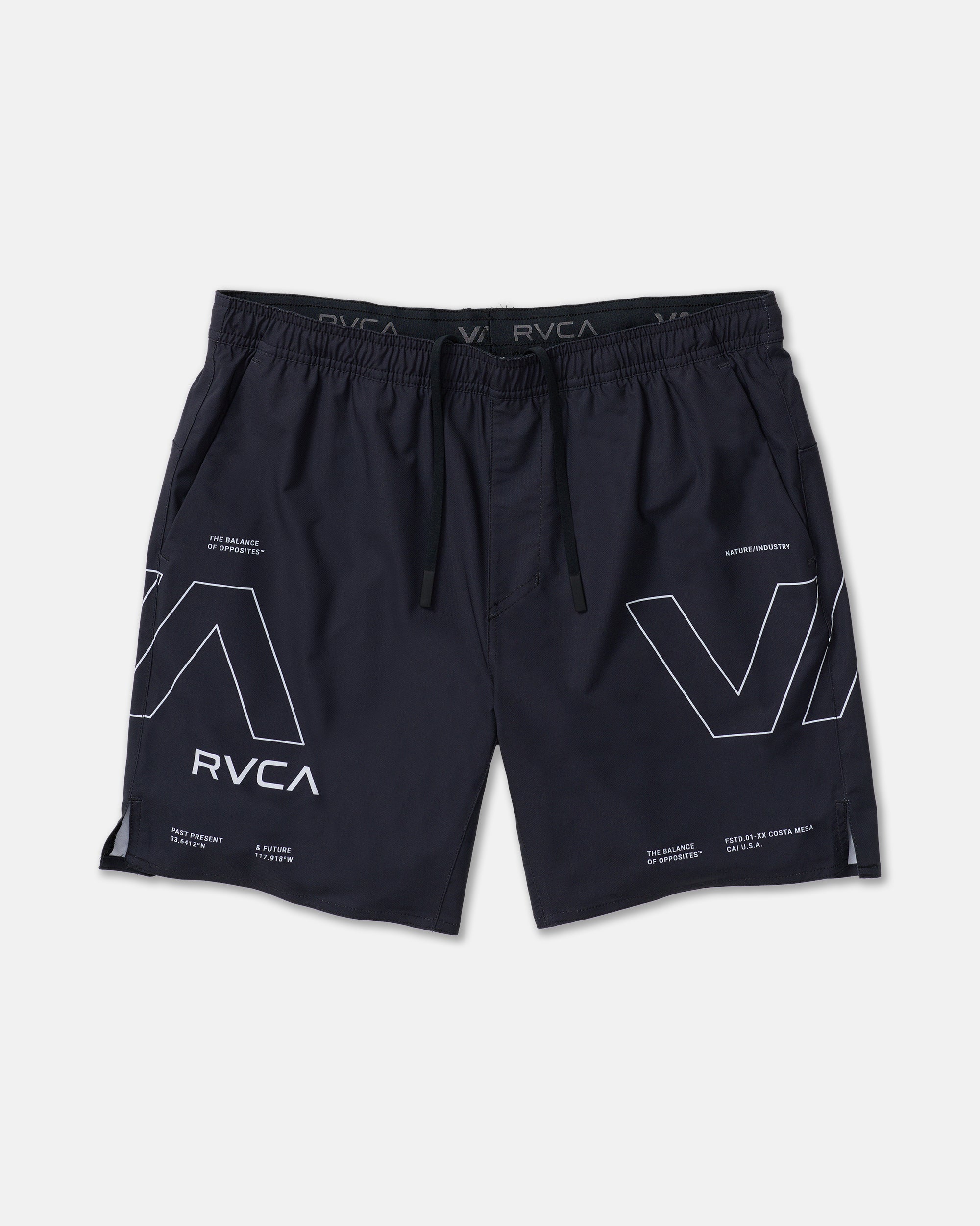 Yogger 2 In 1 Short 17" Short - Rvca Black