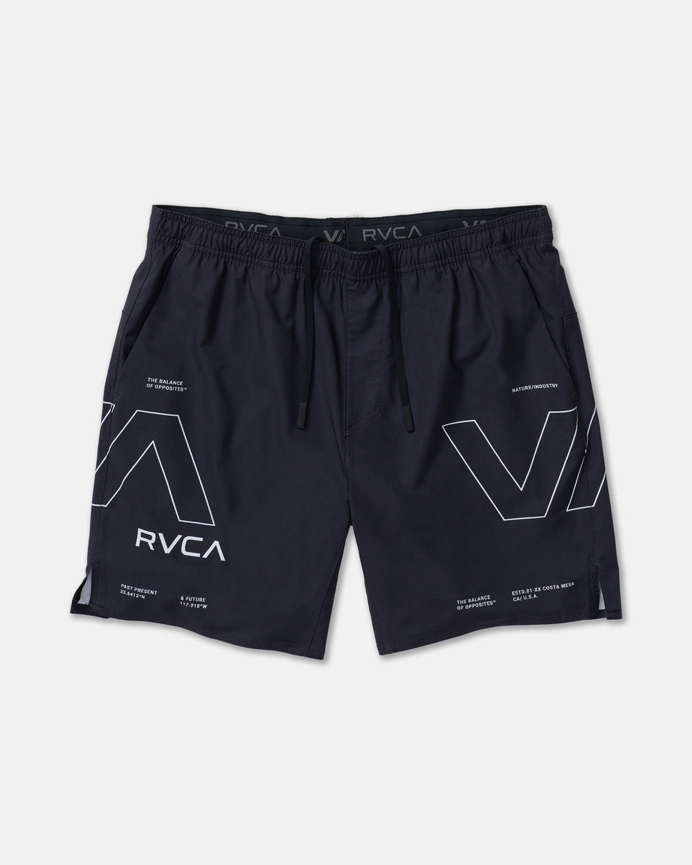 Yogger 2 In 1 Short 17" Short - Rvca Black