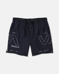 Yogger 2 In 1 Short 17" Short - Rvca Black