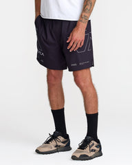 Yogger 2 In 1 Short 17" Short - Rvca Black