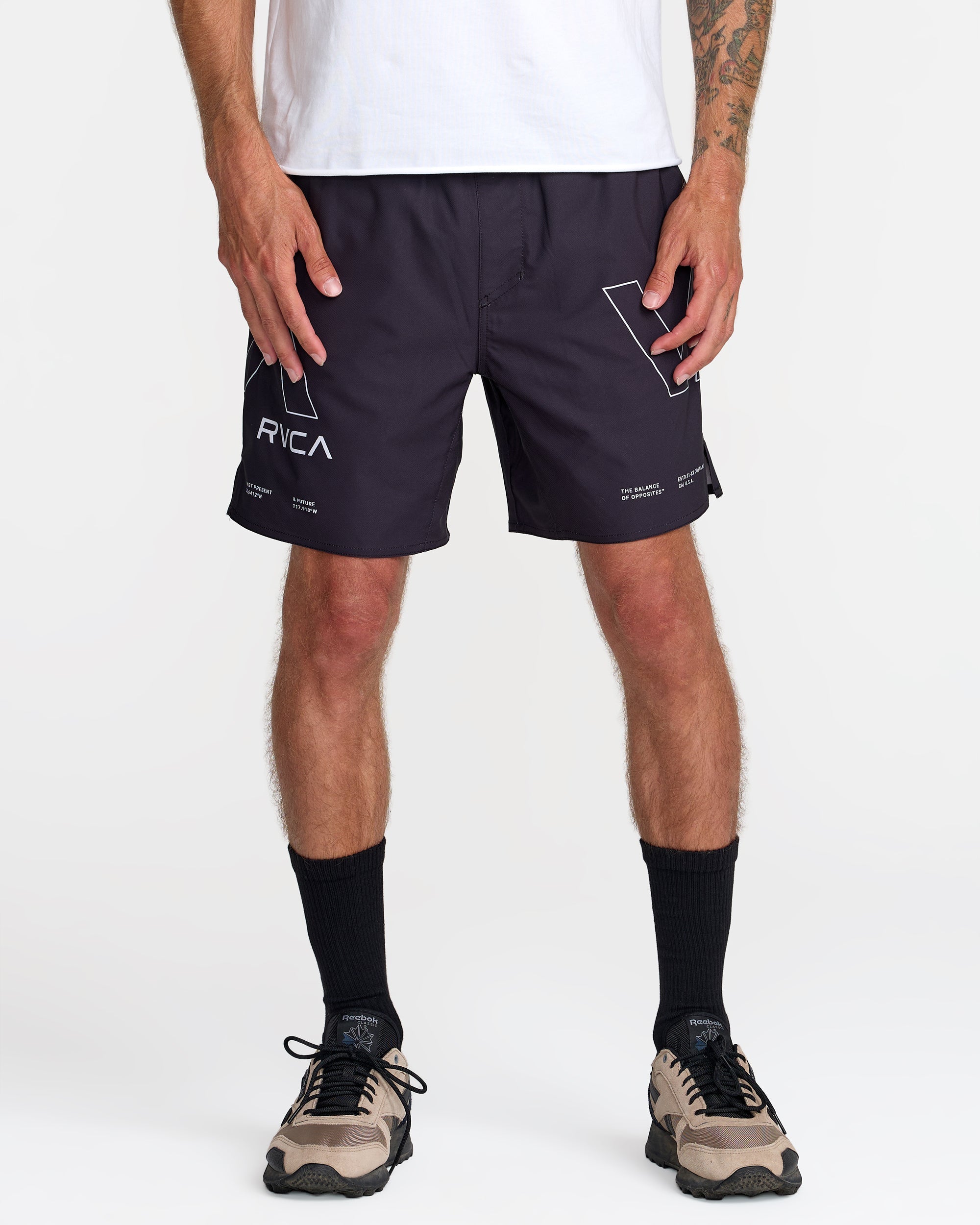 Yogger 2 In 1 Short 17" Short - Rvca Black