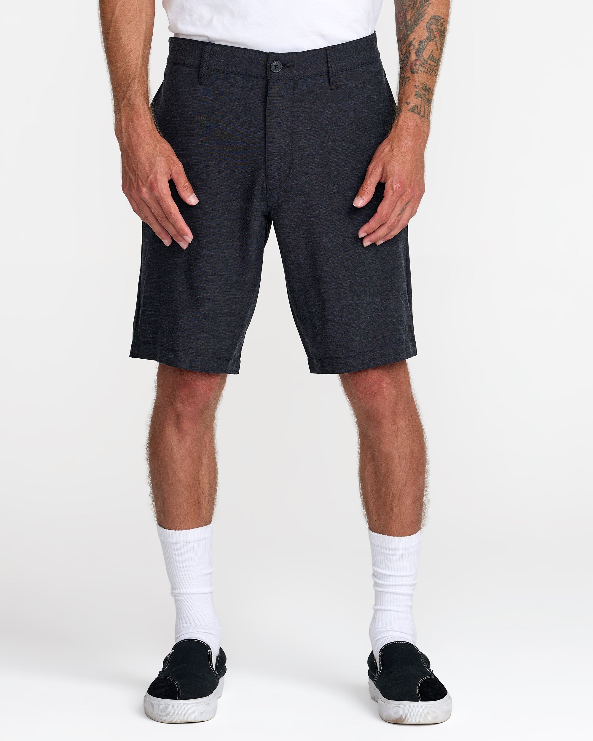 Sport Course Chino Short - Heather Black