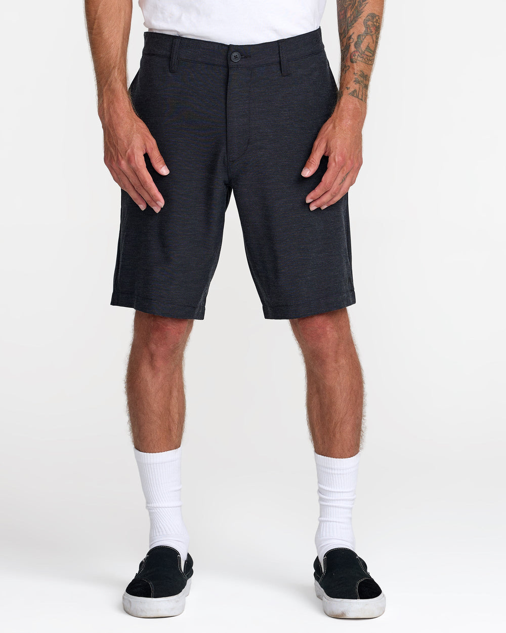 Sport Course Chino Short - Heather Black