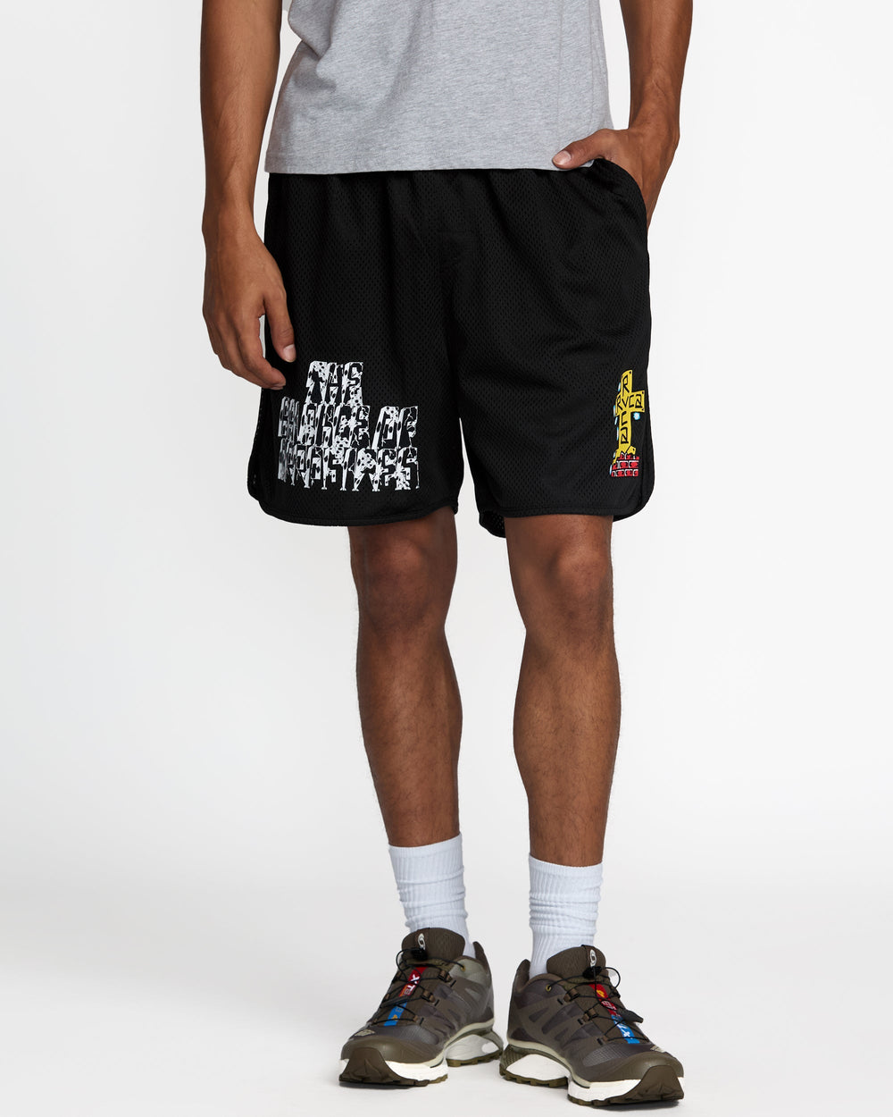 Jesse VA Essntl Mesh 19" Short - Black