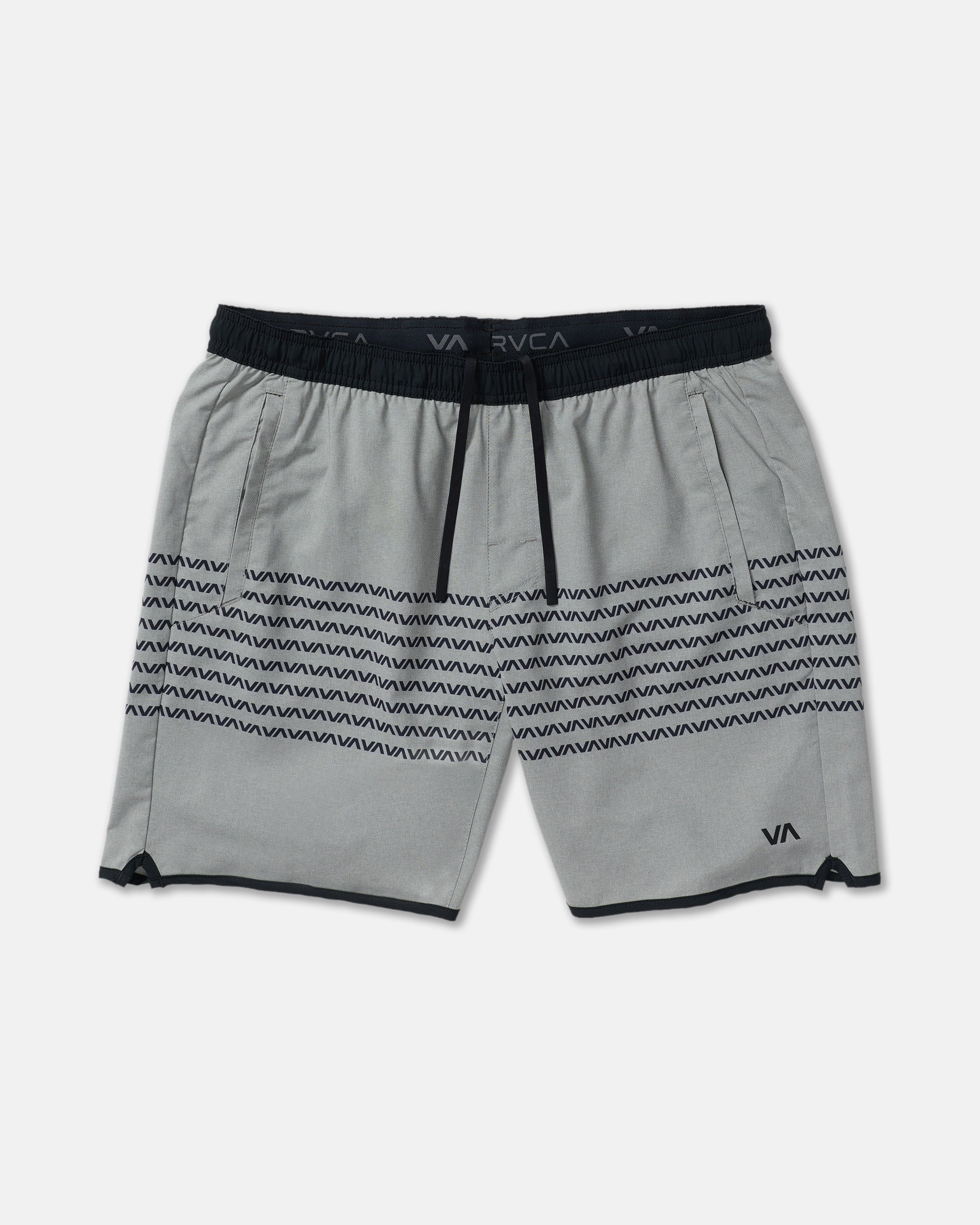 Yogger Stretch Contrast 17" Short - Heather Grey
