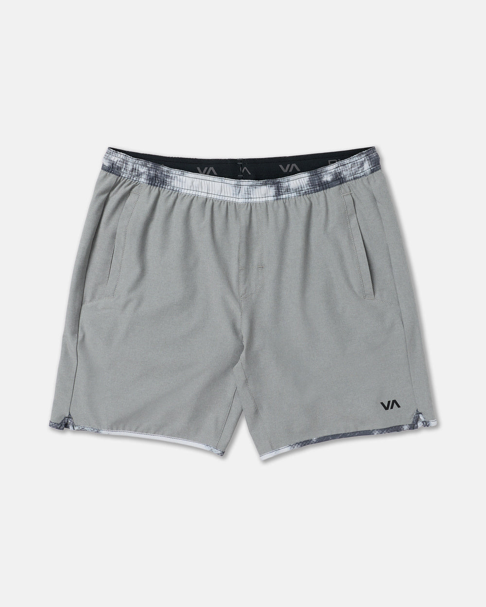 Yogger Stretch Contrast 17" Shorts - Heather Grey 1