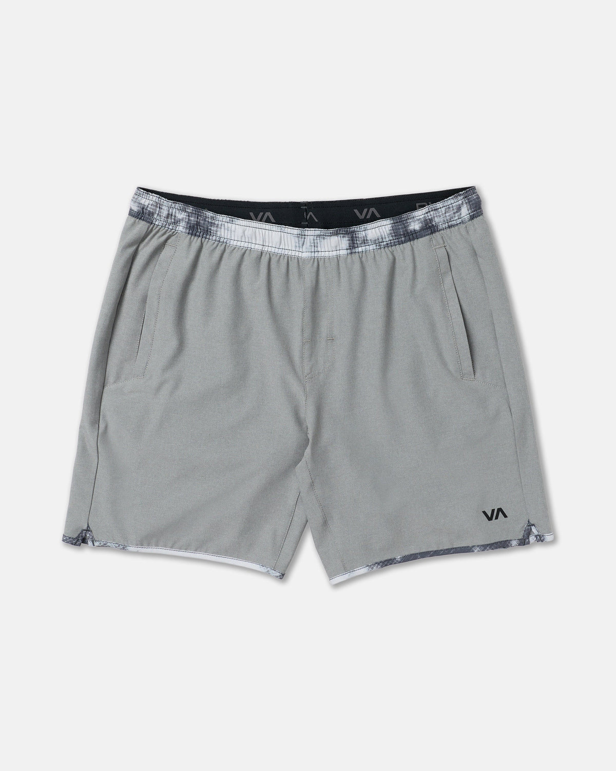 Yogger Stretch Contrast 17" Shorts - Heather Grey 1