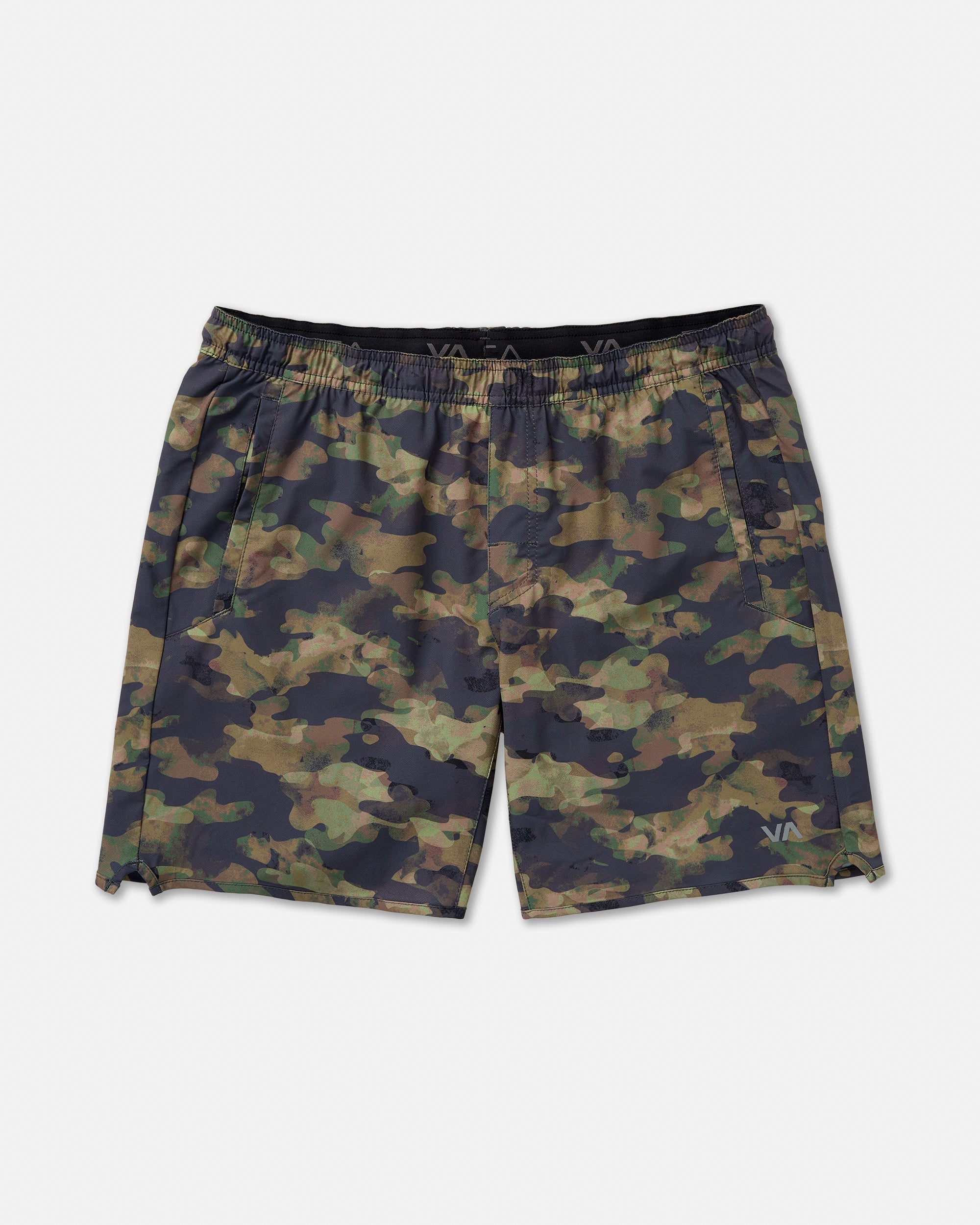 Yogger Stretch Contrast 17" Short - Olive