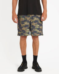 Yogger Stretch Contrast 17" Short - Olive