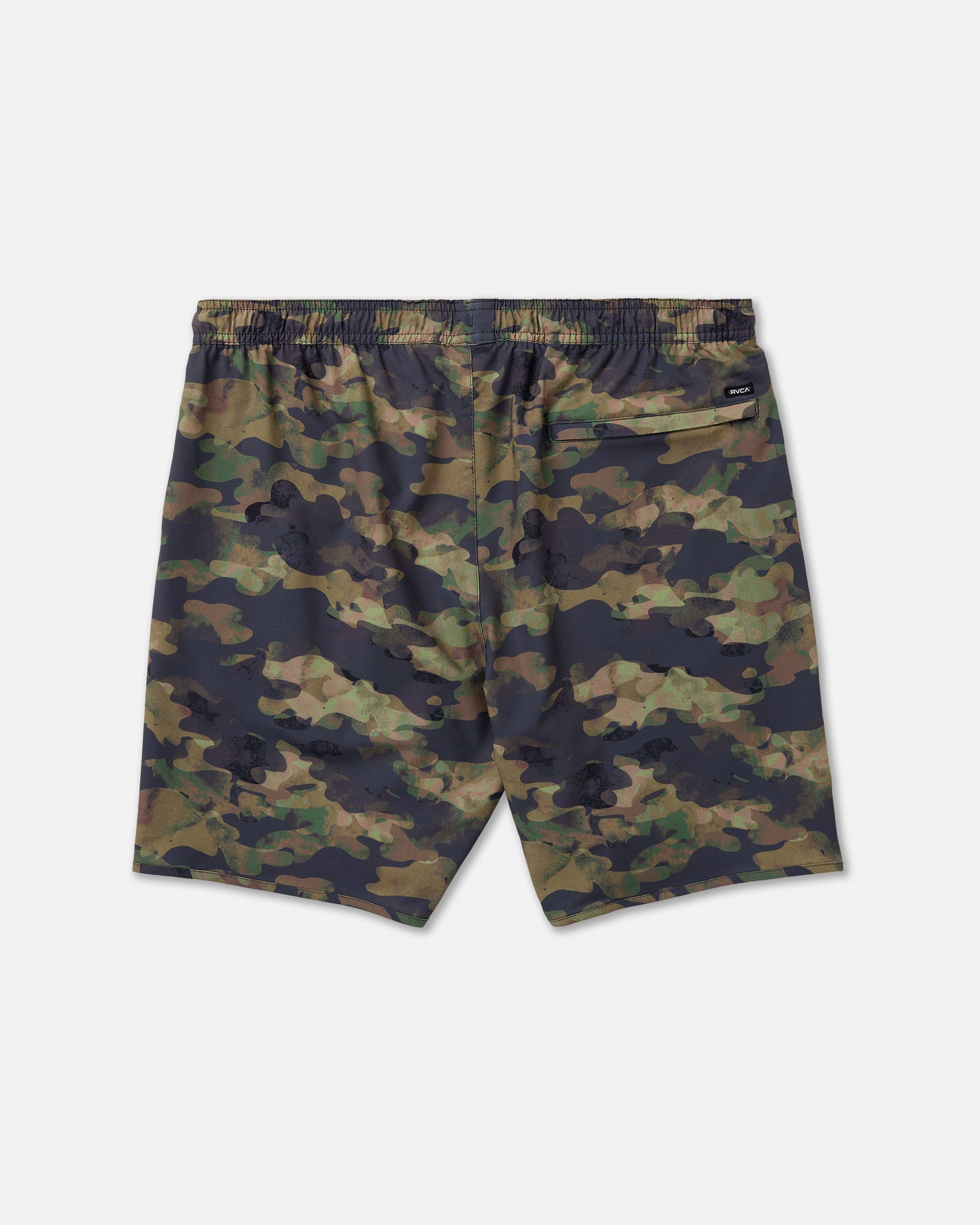 Yogger Stretch Contrast 17" Short - Olive
