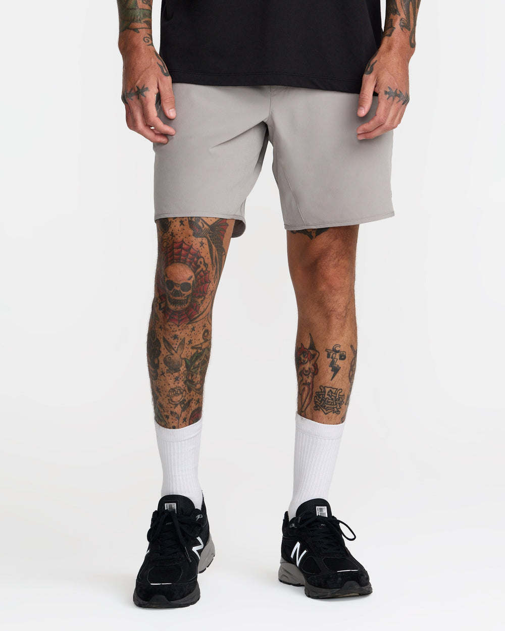 Yogger Stretch 17" Shorts - Brown Stone