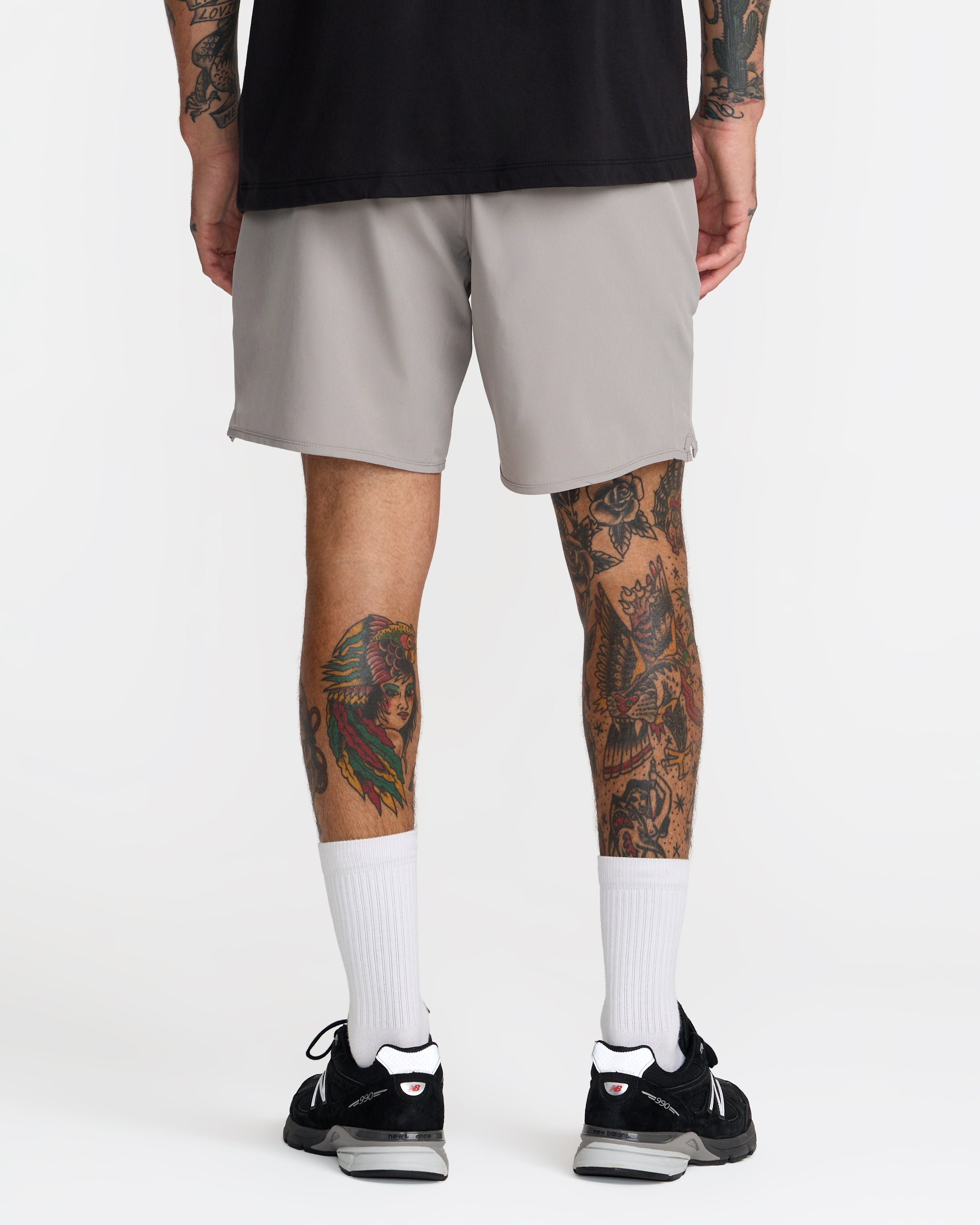 Yogger Stretch 17" Shorts - Brown Stone