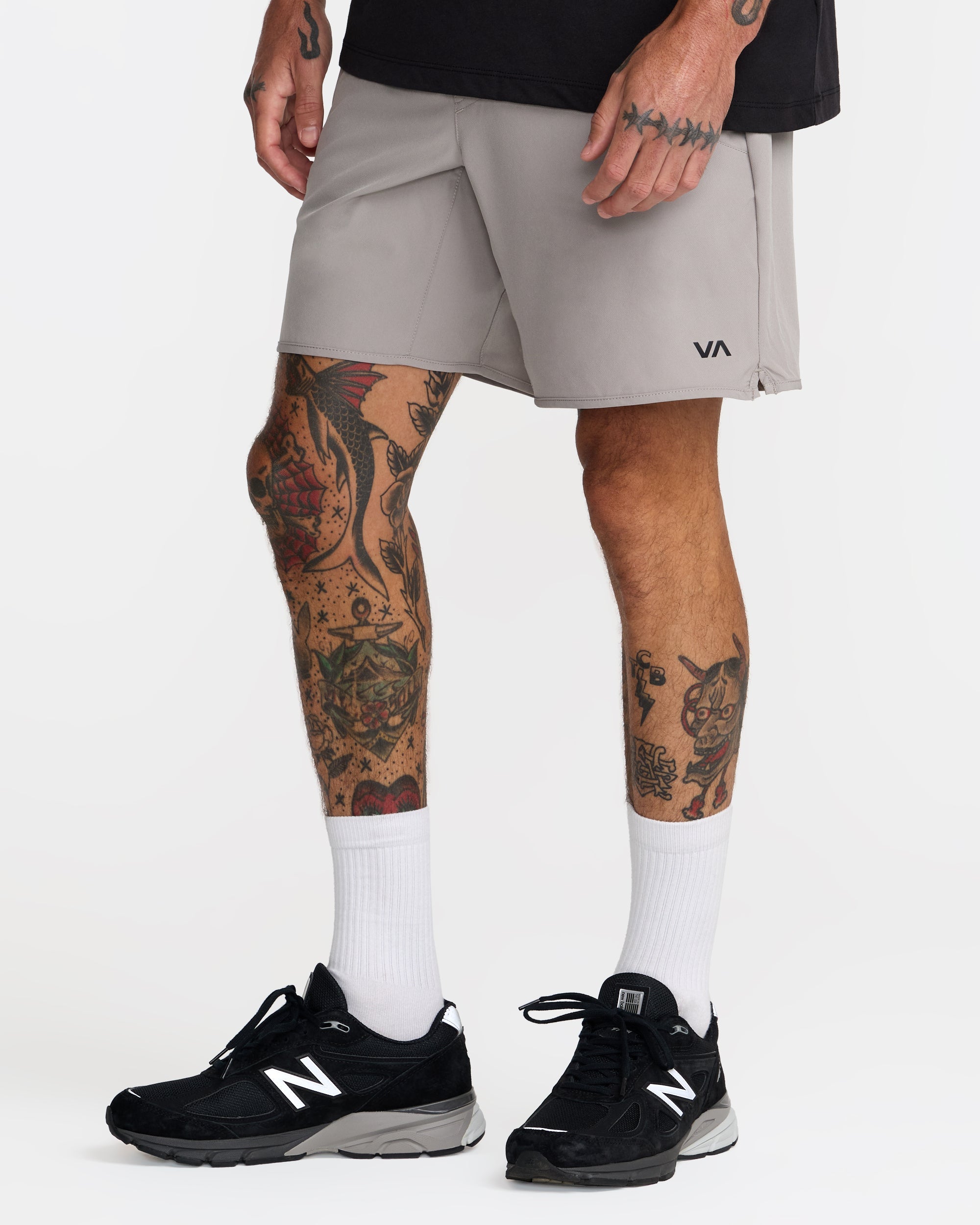 Yogger Stretch 17" Shorts - Brown Stone