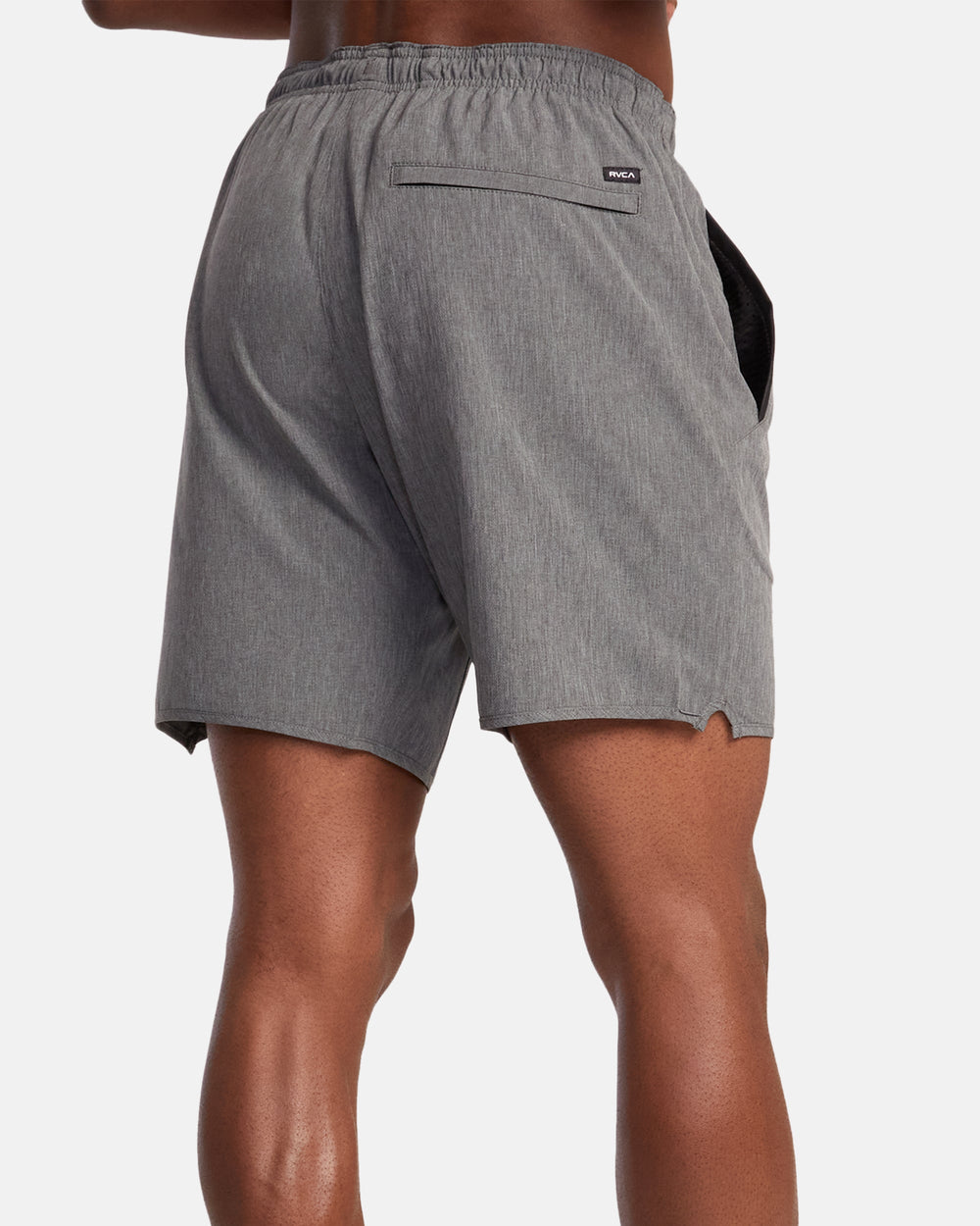 Yogger Stretch 17" Short - Charcoal Heather