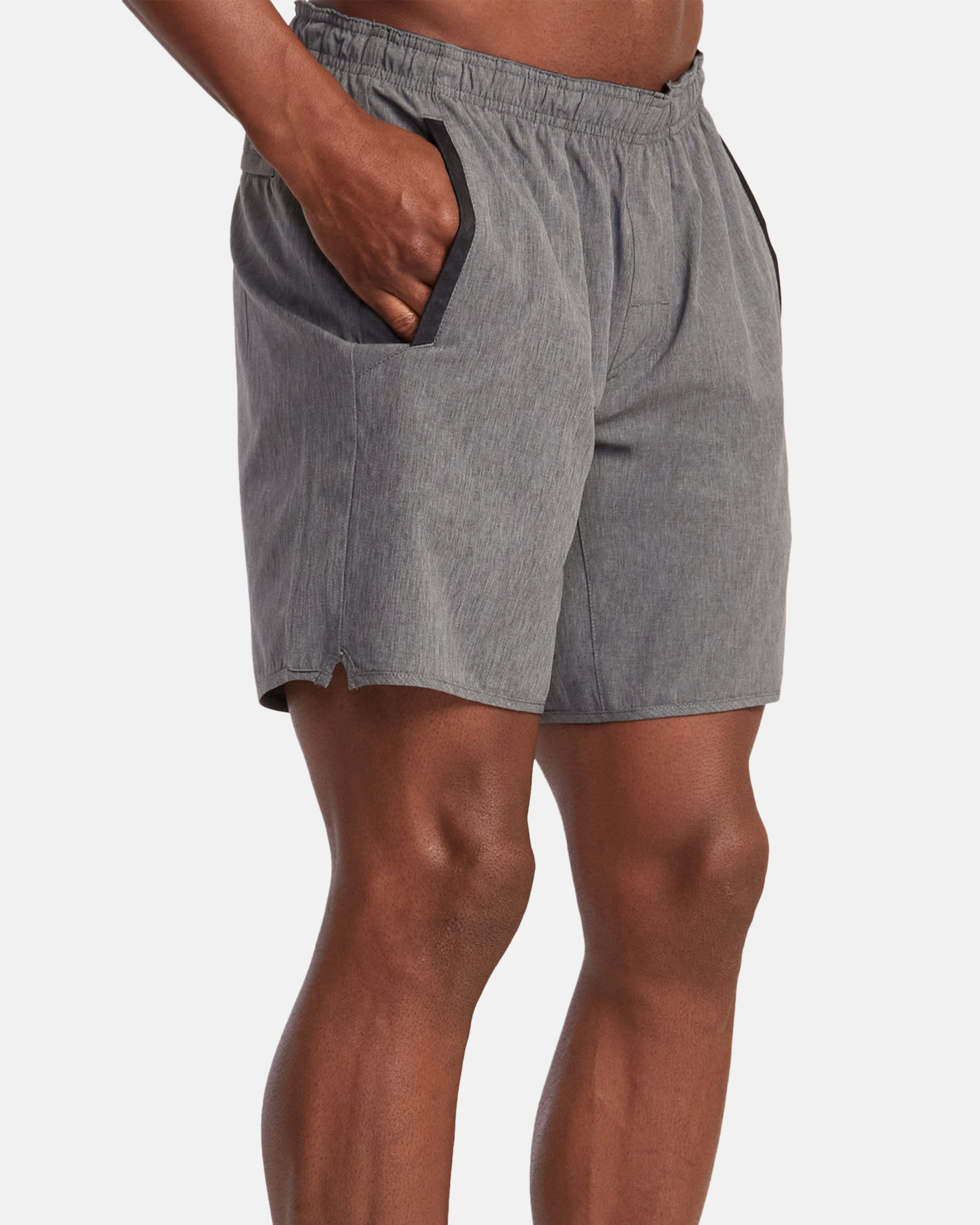 Yogger Stretch 17" Short - Charcoal Heather