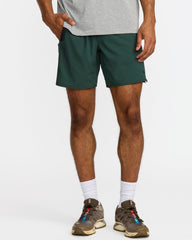 Yogger Stretch 17" Short - Hunter Green