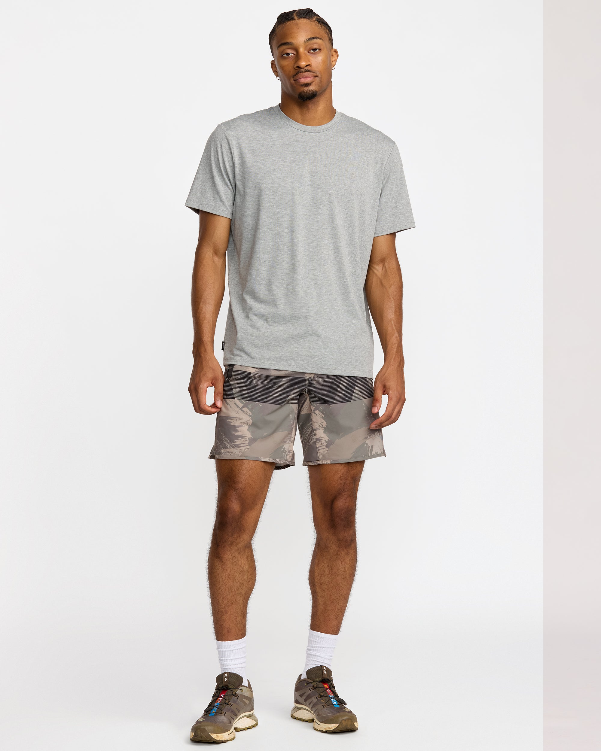 Yogger Stretch 17" Short - Khaki Camo