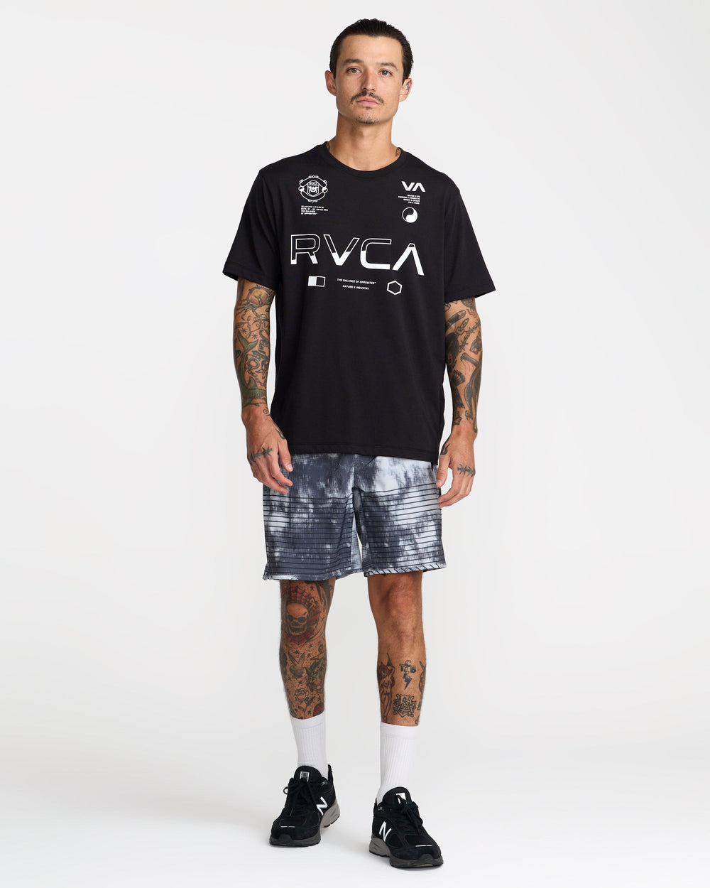 Yogger Stretch 17" Shorts - Black Blur