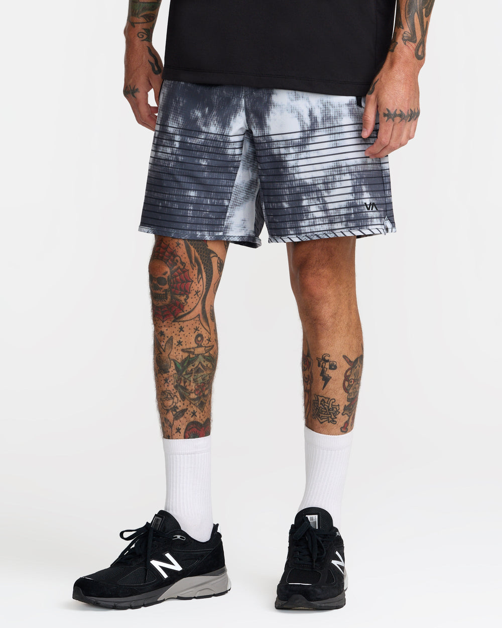 Yogger Stretch 17" Shorts - Black Blur