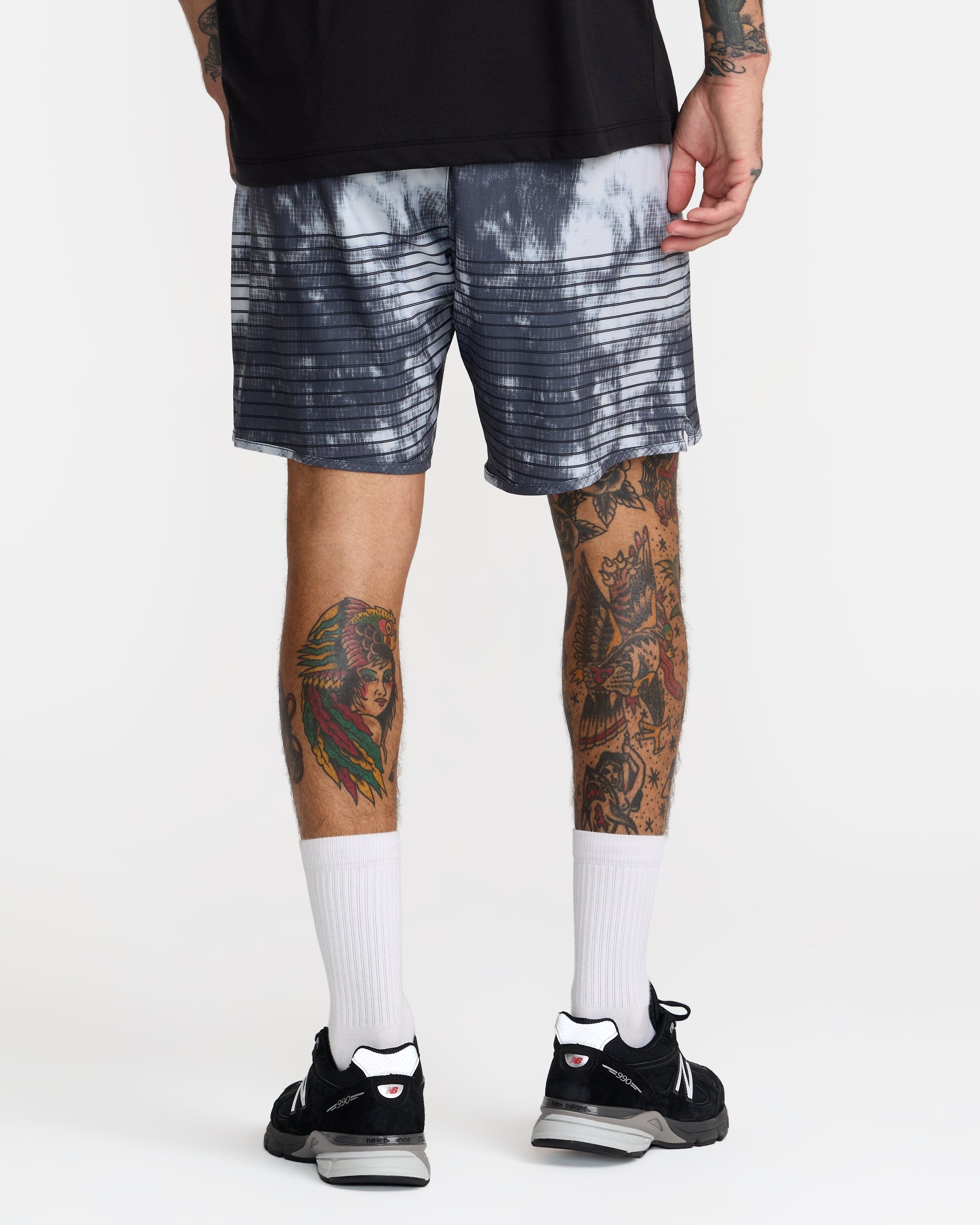 Yogger Stretch 17" Shorts - Black Blur