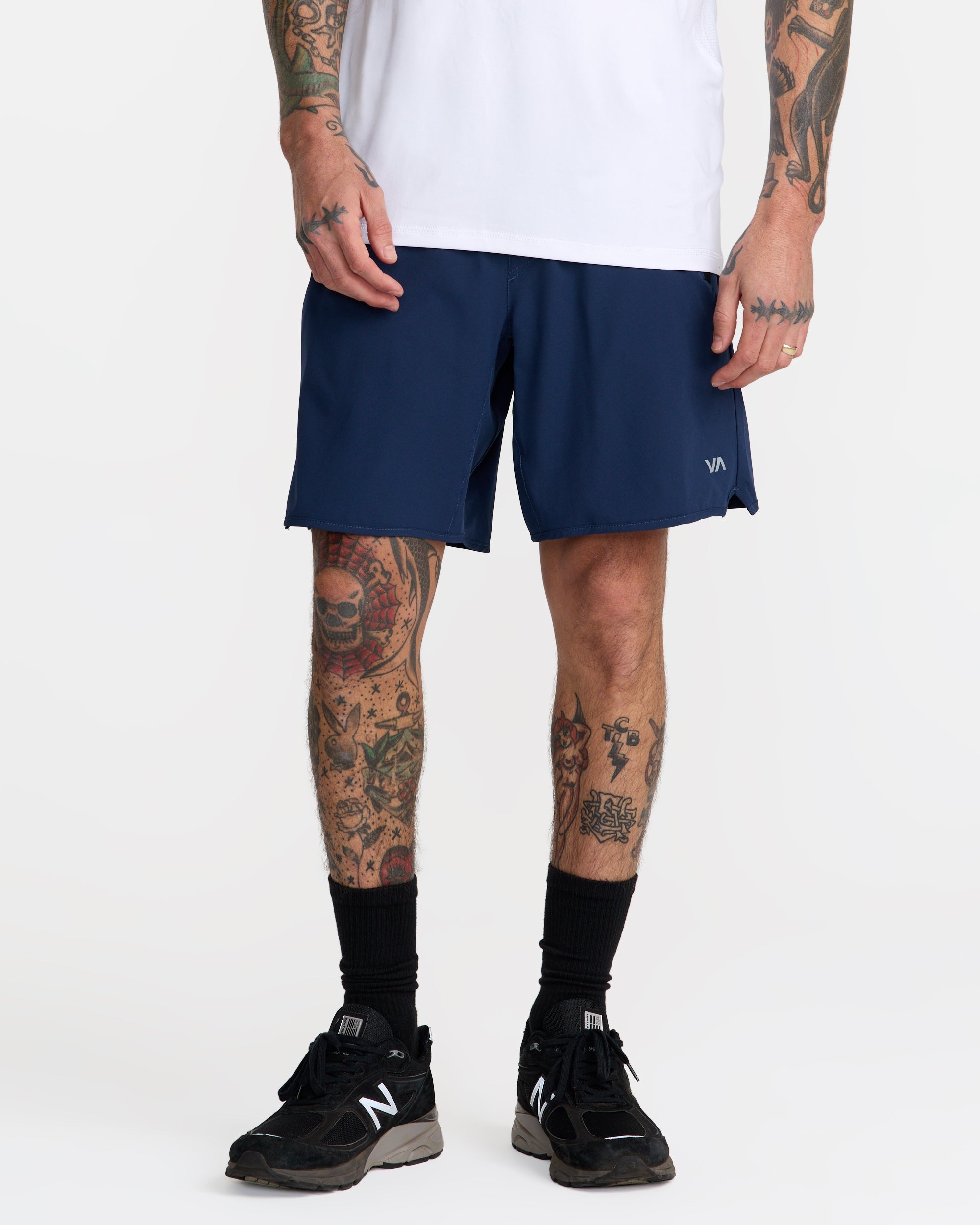 Yogger Stretch 17" Shorts - Midnight