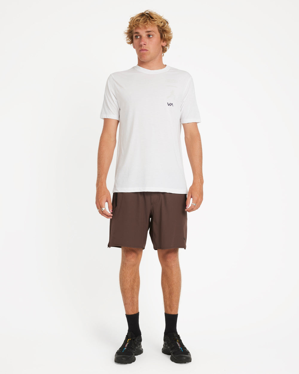 Yogger Stretch 17" Short - Mocha