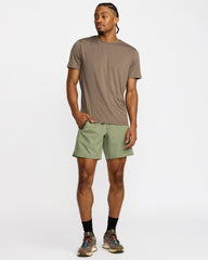 Yogger Stretch 17" Short - Ranger Green