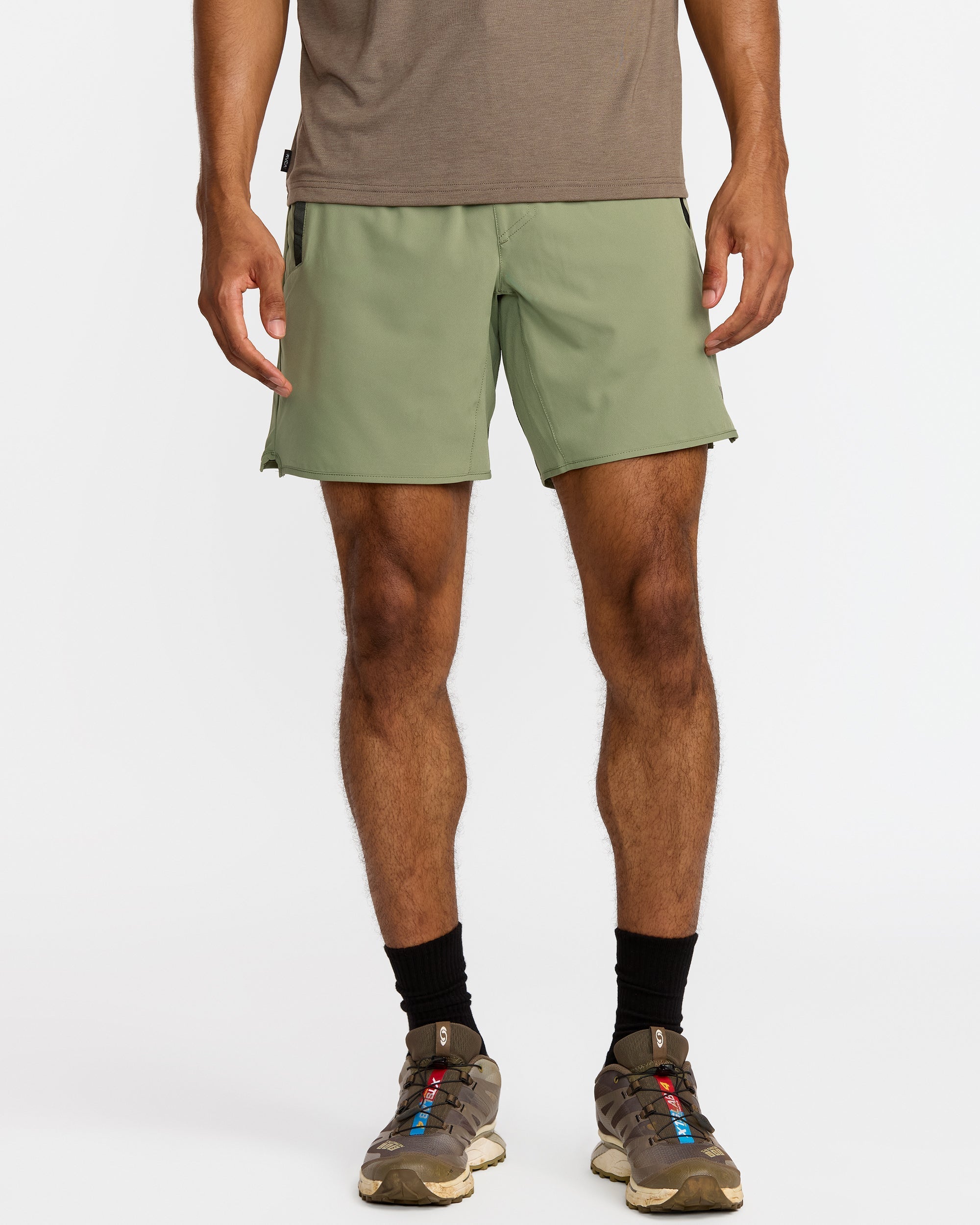Yogger Stretch 17" Short - Ranger Green