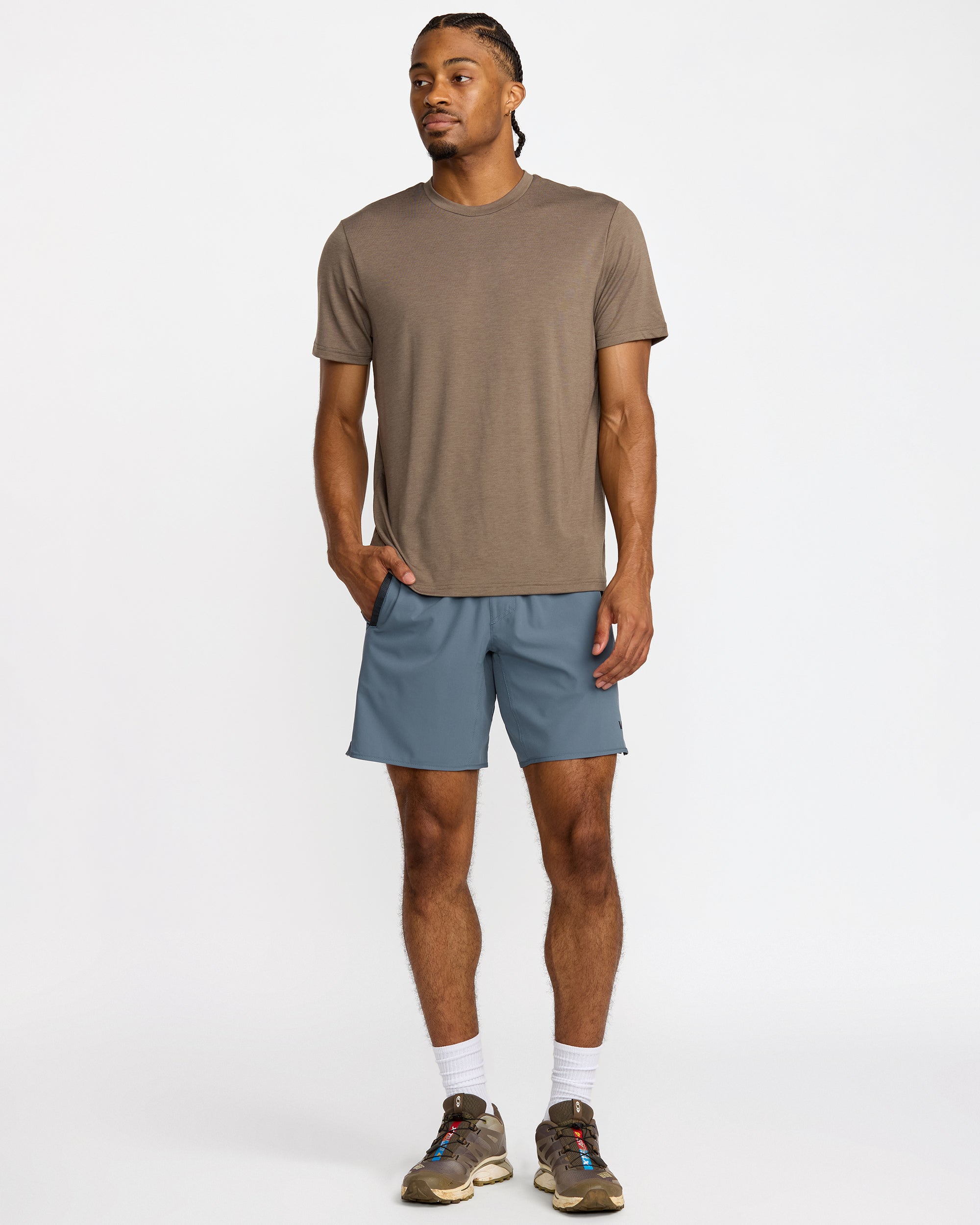 Yogger Stretch 17" Short - Vintage Navy