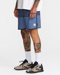 Yogger Hybrid 17" Short - Moody Blue