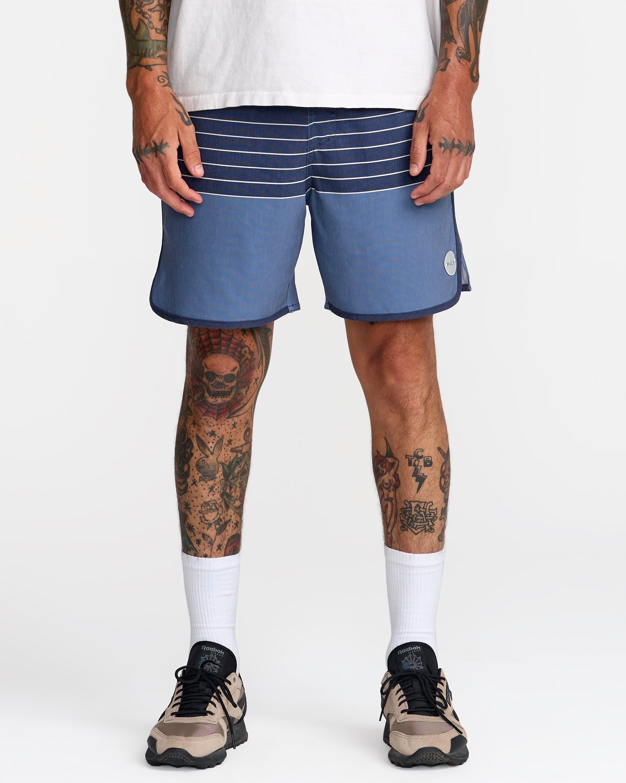 Yogger Hybrid 17" Short - Moody Blue