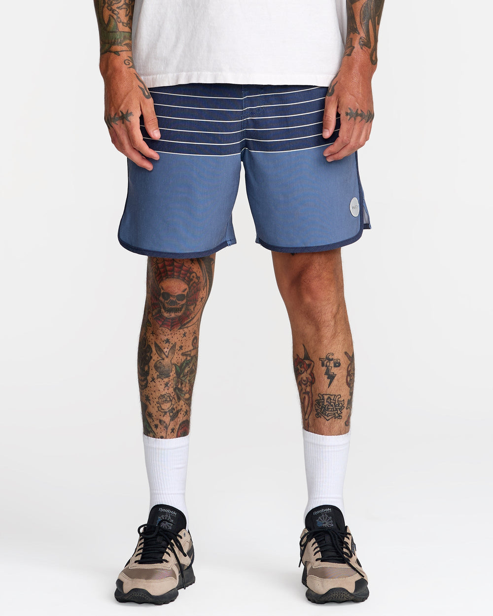 Yogger Hybrid 17" Short - Moody Blue