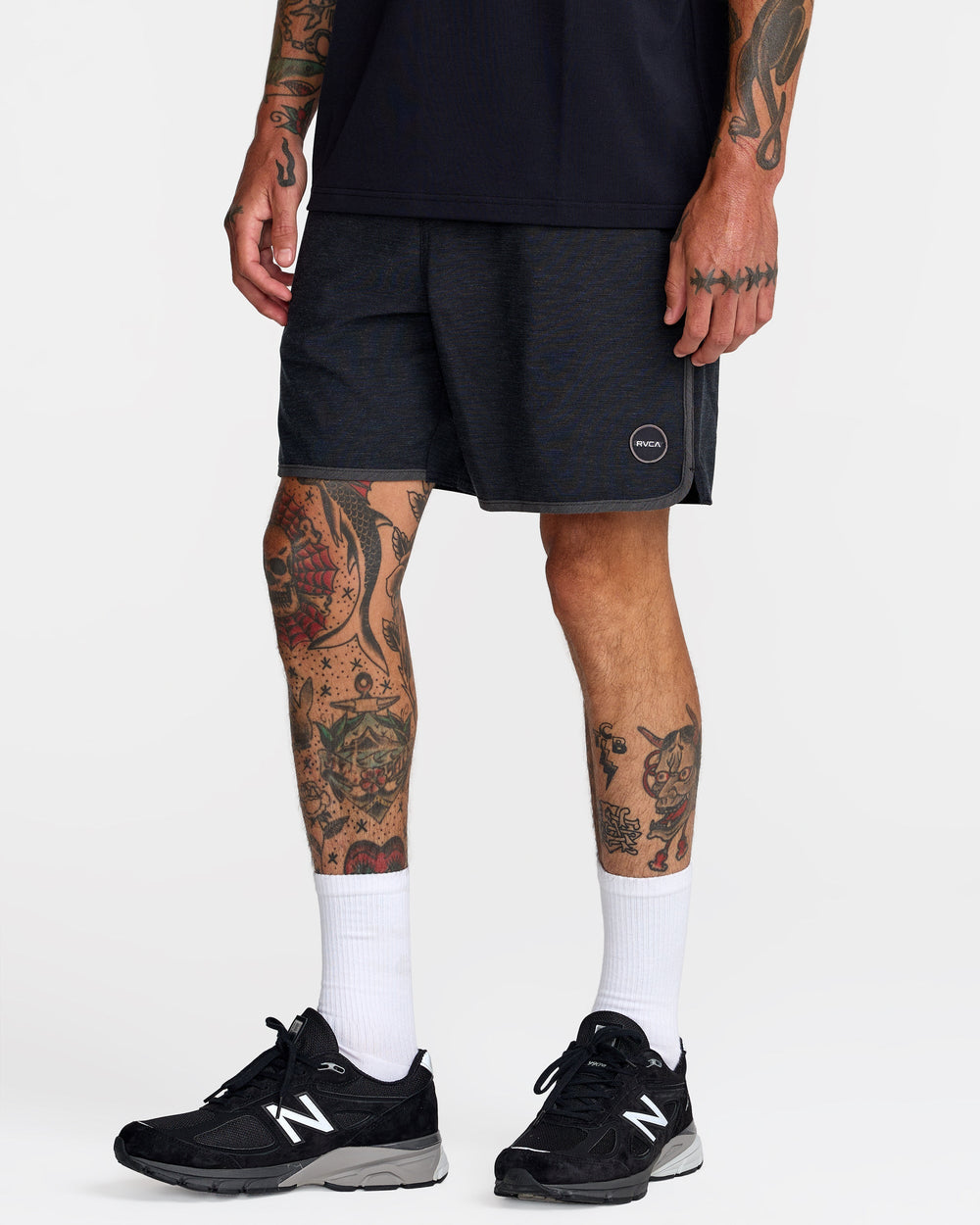 Yogger Hybrid 17" Short - Rvca Black