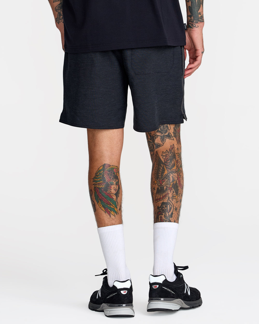 Yogger Hybrid 17" Short - Rvca Black