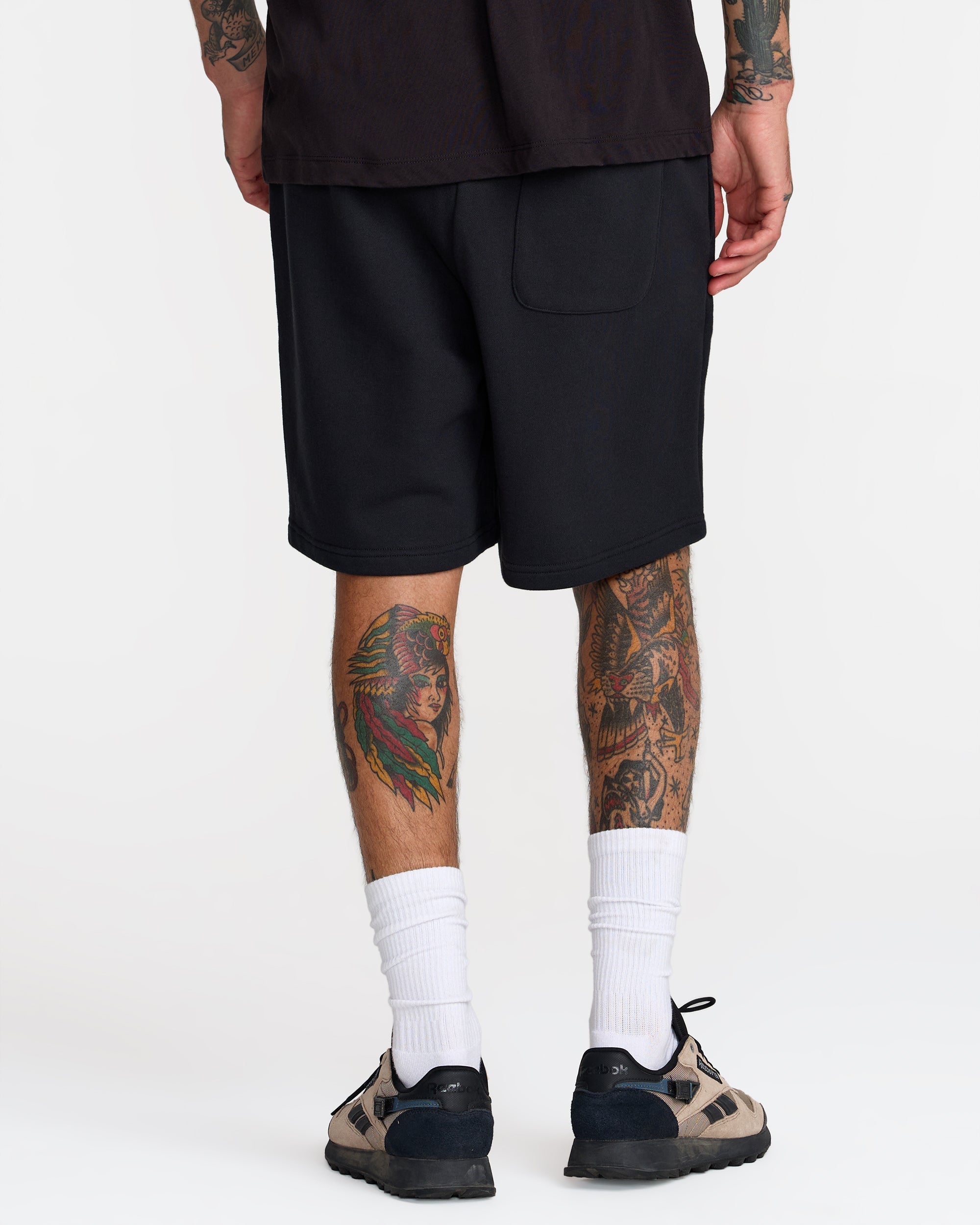 Va X Ali Essentials Fleece Short - Rvca Black