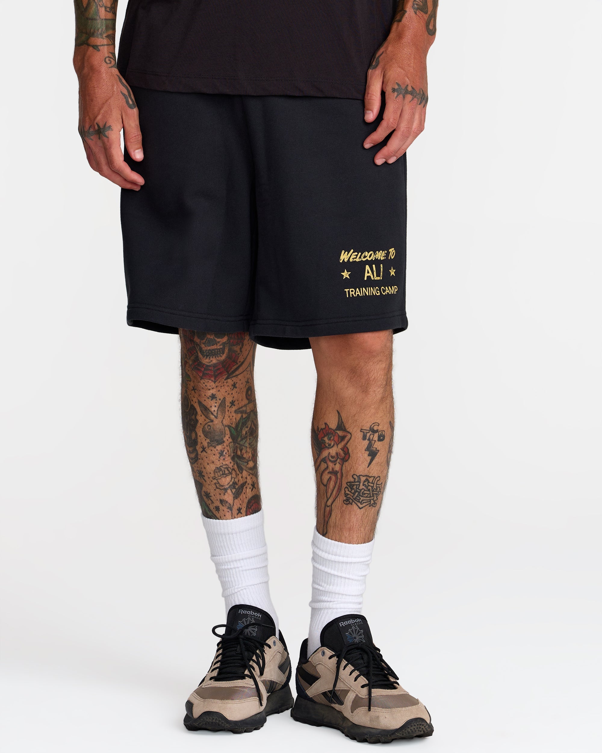 Va X Ali Essentials Fleece Short - Rvca Black