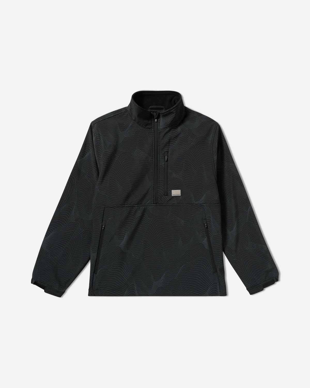 Grid Anorak - RVCA Black
