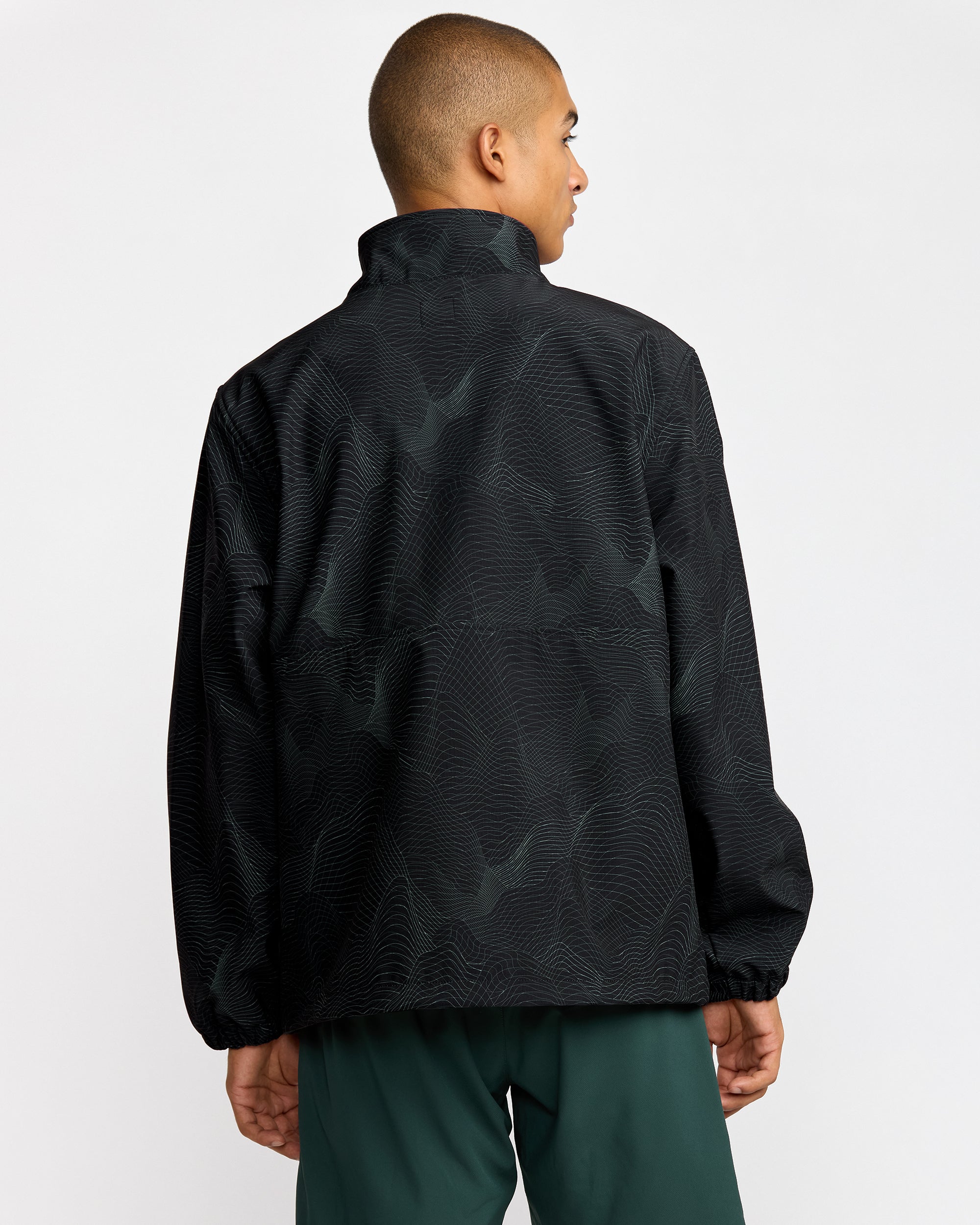 Grid Anorak - RVCA Black
