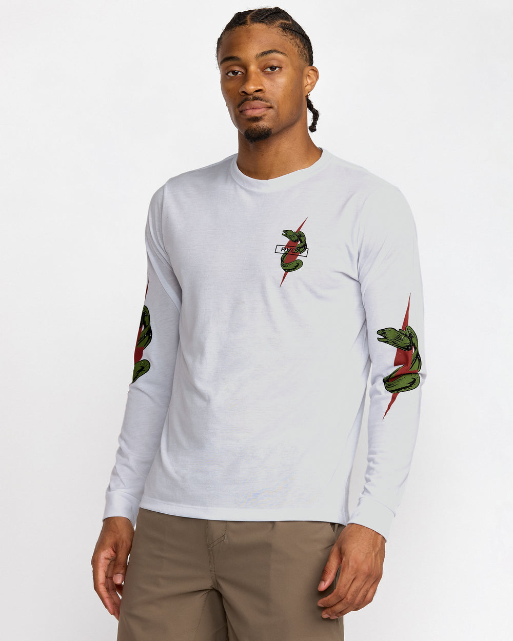 Shock Squad Long Sleeve Tee - White